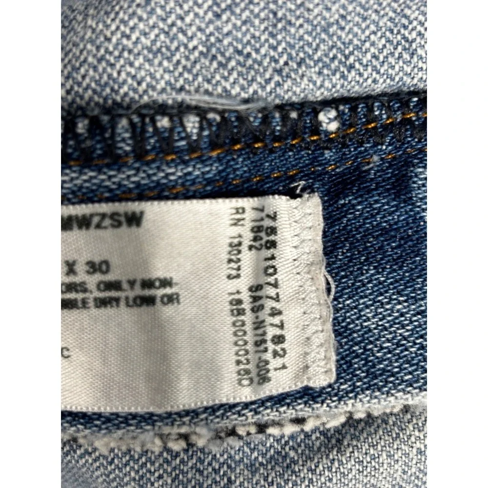 Wrangler 47MWZ Jeans Mens 34x30 Light Wash Good Regular Fit Cowboy Cut Denim‎